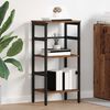 vidaXL Bookshelf Old Wood 40 x 29.5 x 81 cm Engineered Wood
