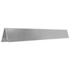 vidaXL Lawn Edging Silver 450 x 0.05 x 10 cm Galvanised Steel