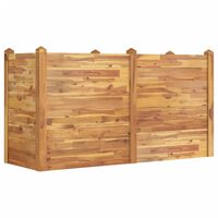 vidaXL Garden Raised Bed 160x60x84 cm Solid Wood Acacia