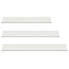 vidaXL Floating Shelf Wall-mounted 3 pcs White 40 x 9 x 2.5 cm Steel
