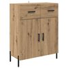 vidaXL Highboard Artisan Oak 69.5 x 34 x 180 cm Engineered Wood