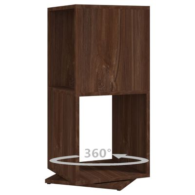 vidaXL Rotating Cabinet Brown Oak 34.5x34.5x147.5 cm Engineered Wood