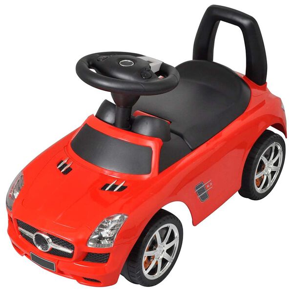 vidaXL Foot-Powered Kids Car Red