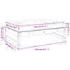vidaXL Garden Footstool 120x80 cm Solid Wood Douglas