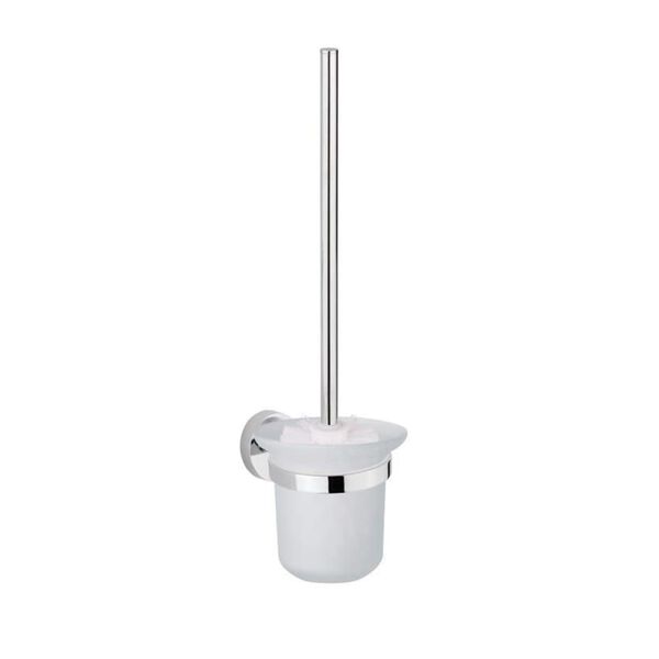SCH&Uuml;TTE Toilet Brush Set LONDON Chrome