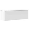 vidaXL Storage Box White 102x35x35 cm Engineered Wood