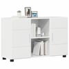 vidaXL Sideboard FLORIN High Gloss White 88.5 x 30.5 x 55.5 cm