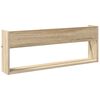 vidaXL Magazine Rack Sonoma Oak 80 x 12 x 30 cm Engineered Wood