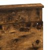 vidaXL Headboard with Headboard Smoked Oak 120 cm Engineered Wood
