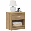vidaXL Bedside Cabinet with Drawer Artisan Oak 39x28x41 cm