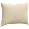 vidaXL Sofa Pillows 2 pcs Cream 70 x 50 cm Fabric