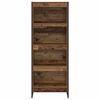 vidaXL Book Cabinet Old Wood 60 x 30 x 155 cm Engineered Wood