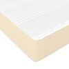vidaXL Pocket Spring Bed Mattress Medium Cream 140x190x20 cm Fabric