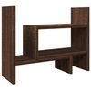 vidaXL Desk Organiser Brown Oak 38.5x17x39 cm Engineered wood