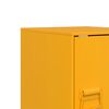 vidaXL Bedside Cabinets 2 pcs Mustard Yellow 34.5x39x44 cm Steel