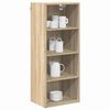 vidaXL Hanging Cabinet Sonoma Oak 40 x 29.5 x 100 cm Engineered Wood