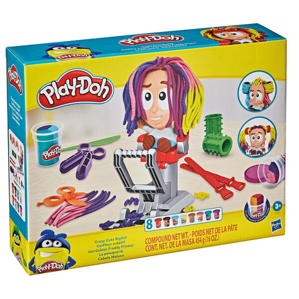 Play-Doh Play Hair Salon "Crazy Cuts Stylist" 8 Cans