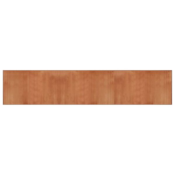 vidaXL Rug Rectangular Brown60x300 cm Bamboo