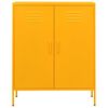 vidaXL Storage Cabinet Mustard Yellow 80x35x101.5 cm Steel