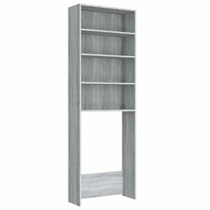vidaXL Washing Machine Cabinet Grey Sonoma 64x24x190 cm