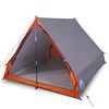 vidaXL Camping Tent A-Frame 2-Person Grey Waterproof