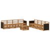 vidaXL Sofa Sets 9 pcs Solid Acacia Wood