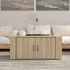 vidaXL Coffee Table Sonoma Oak 80x50x36 cm Engineered Wood