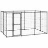 vidaXL Outdoor Dog Kennel Steel 7.26 m&sup2;