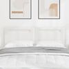 vidaXL LED Headboard White 160 cm Faux Leather