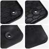 vidaXL Car Mat 4 pcs Black VW T-ROC TPE