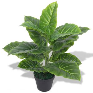 vidaXL Artificial Plant | Green | Plastic, Iron Wire | Medium