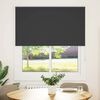 vidaXL Roller Blind Blackout Black 135x150 cm Fabric Width 131.6 cm Polyester