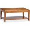 vidaXL Coffee Table Solid Wood 88x50x38 cm