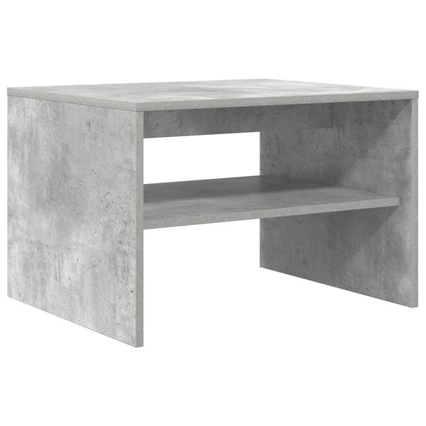 vidaXL Coffee Table Concrete Grey 60 x 50 x 40 cm Engineered Wood