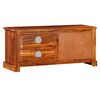 vidaXL TV Cabinet Solid Acacia Wood 90x30x40 cm