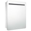 vidaXL LED Bathroom Mirror Cabinet 68x9x80 cm