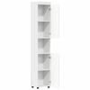 vidaXL Bathroom Cabinet Set TULUM White 37 x 31.5 x 203 cm