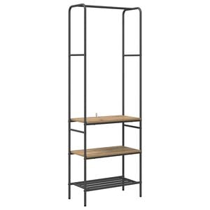 vidaXL Clothes Rack with Shelves Other Artisan oak 60 x 30 x 171 cm