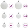 vidaXL Artificial Christmas Tree with Stand White 150 cm PVC and Steel