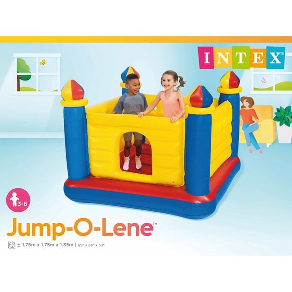 Intex Kids Inflatable Bouncer Jump-O-Lene Castle PVC