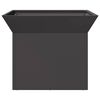vidaXL Fire Pit Black 50 x 50 x 40 cm Steel