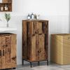 vidaXL Bathroom Cabinet with Drawer Old Wood 39.5 x 36 x 88 cm
