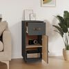 vidaXL Sideboard Grey 34x40x75 cm Solid Wood Pine