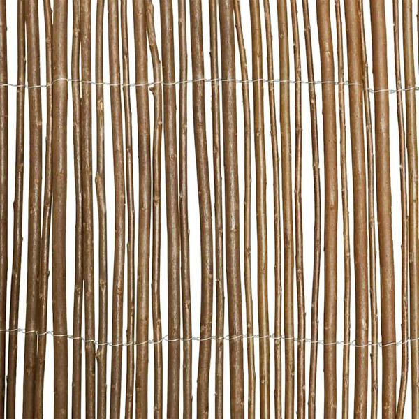 vidaXL Willow Fence Natural 140 x 500 cm Willow