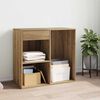 vidaXL Cosmetic Cabinet Artisan Oak 80x40x75 cm Engineered Wood