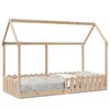 vidaXL Kids' House Bed Frame without Mattress 90x190 cm Single Solid Wood Pine