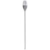 Luxform Solar LED Garden Post Light Silver 41165