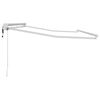 vidaXL Awning Frame White 4 x 2 m Powder-coated steel and aluminium