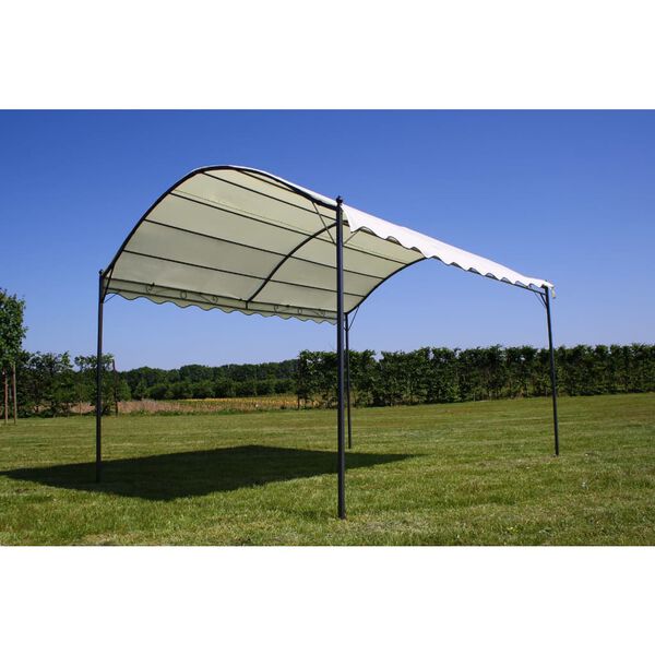 vidaXL Gazebo Fabric Cream White