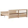 vidaXL Bed Frame with Headboard without Mattress 180x200 cm Super King